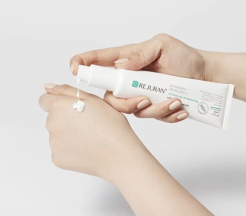 Сонцезахисний крем Rejuran Sunscreen SPF 50+ / PA+++ - Зображення 2