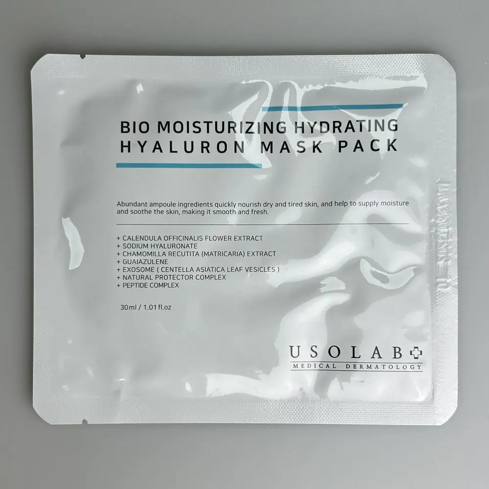 Usolab Bio Mousturising Hydrating Hyaluron Mask - Зображення 3